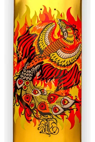 Tabla Skate Profesional Ave Phenix Foil, Medida 8.5 Maple Dorado