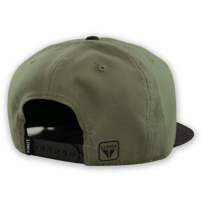 GORRA LITICA CLASSIC LOGO SNAPBACK VERDE/NEGRO - imagen 2