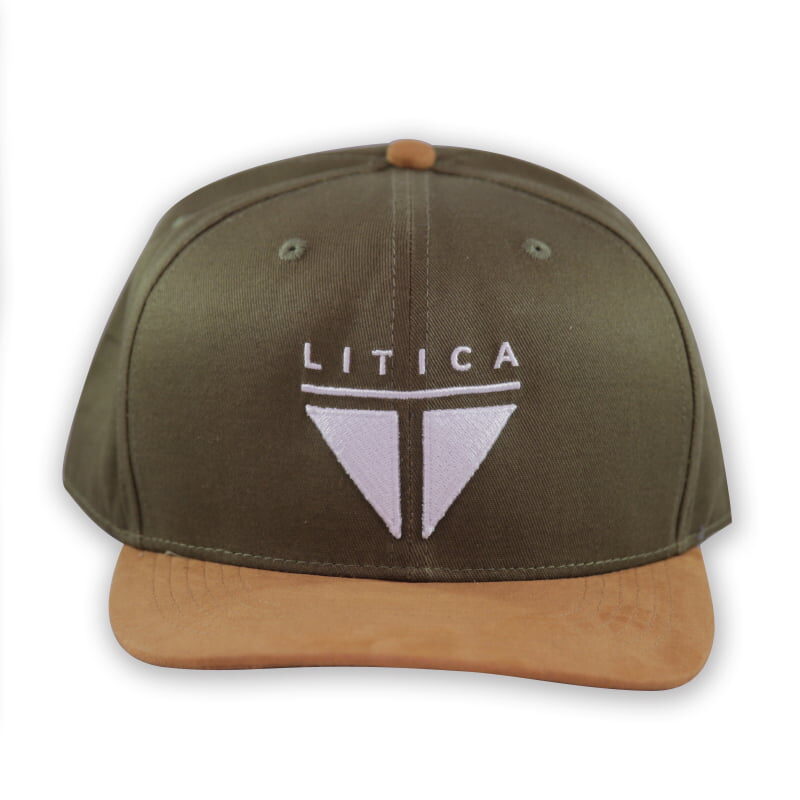 GORRA LITICA LOGO 3D SNAPBACK VERDE/ARENA