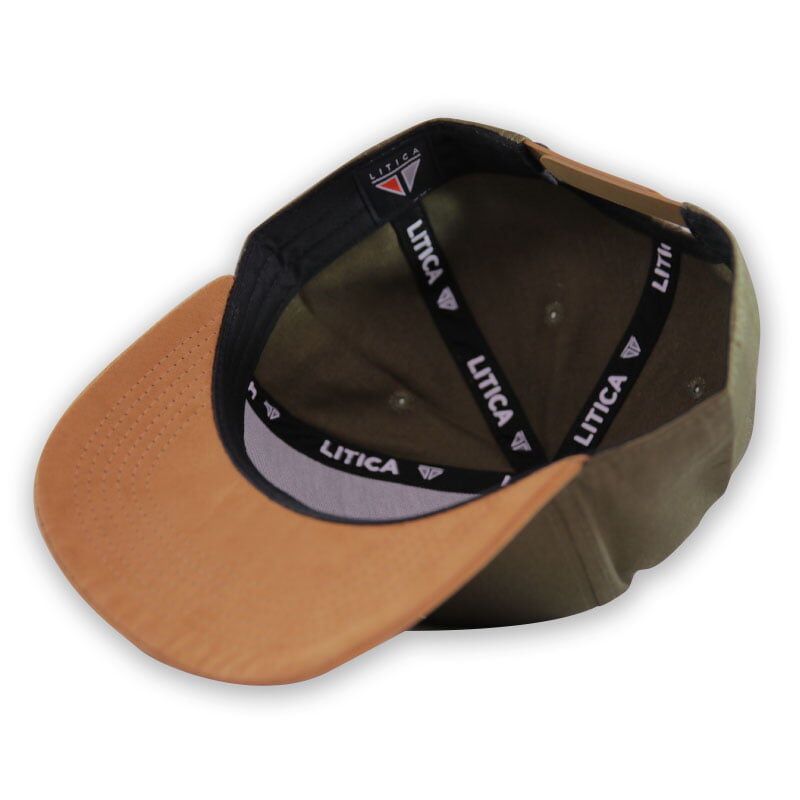 GORRA LITICA LOGO 3D SNAPBACK VERDE/ARENA - imagen 3