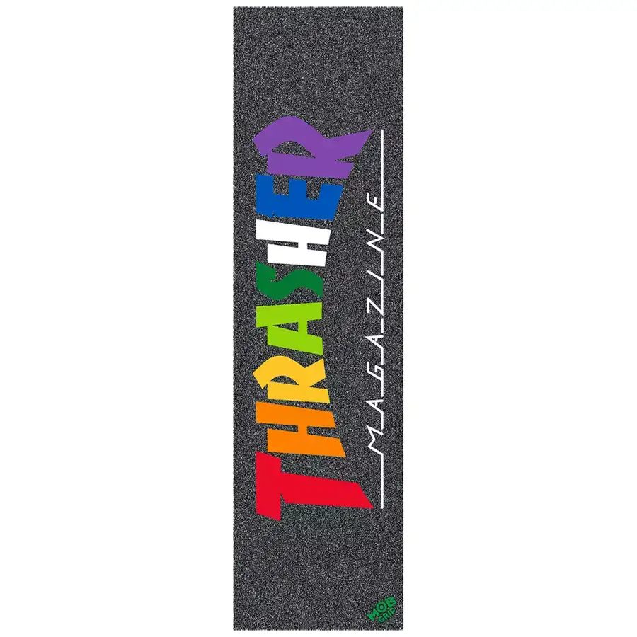 Lija Mob Grip Thrasher Rainbow 9x33" Negro