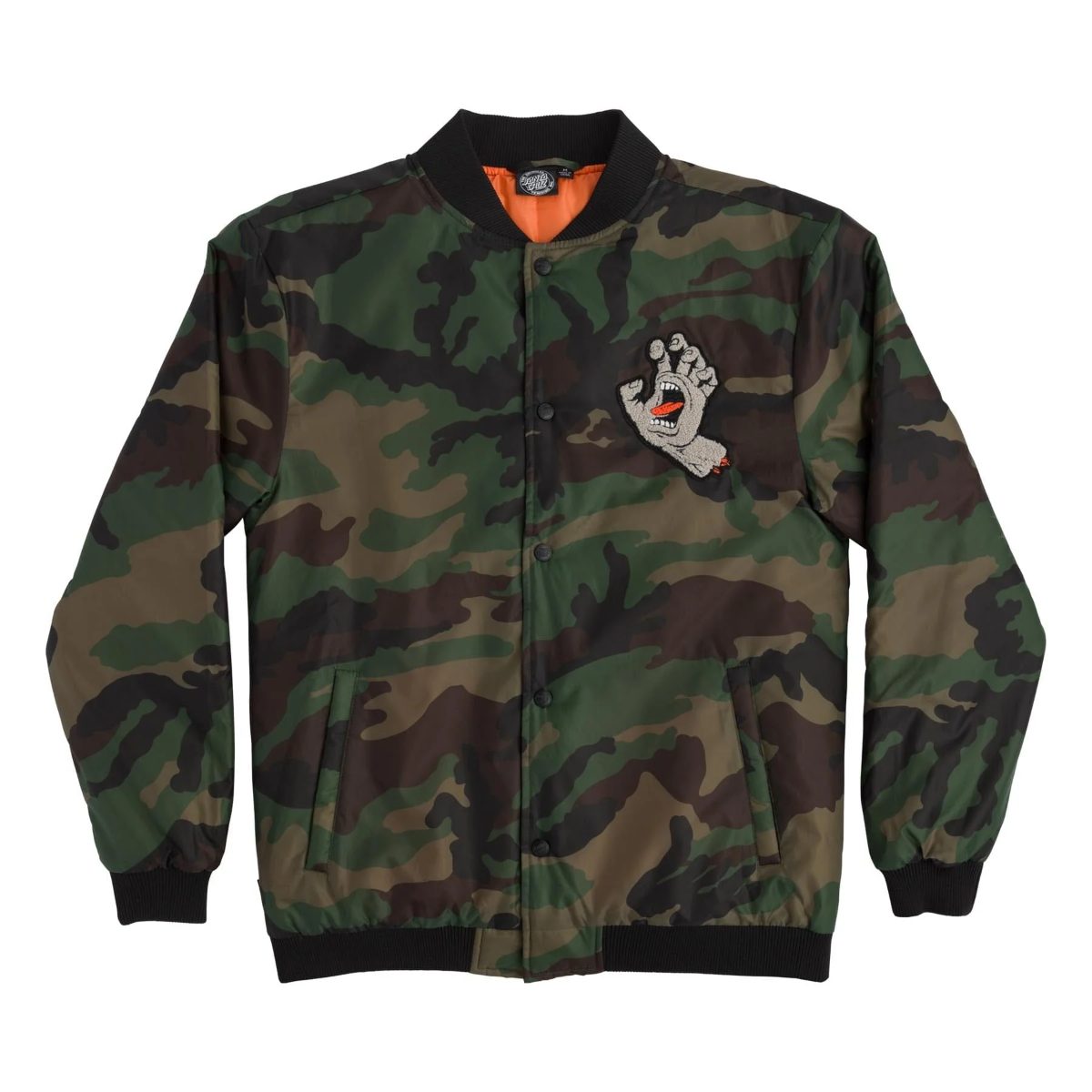 Chamarra Santa Cruz Screaming Hand Stadium Camo - XL - imagen 1